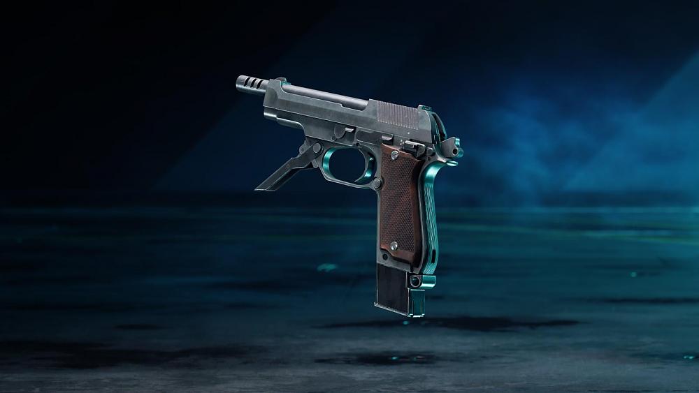 Image of a burst fire pistol