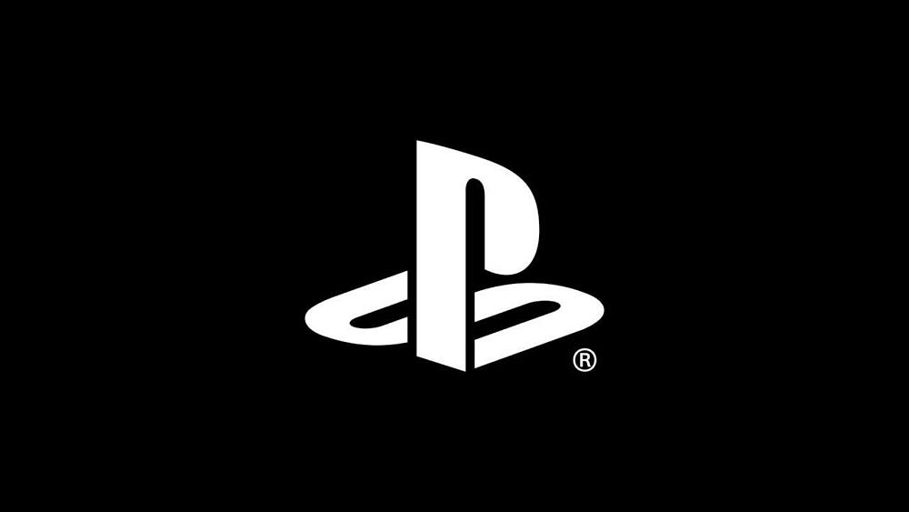 A white on black PlayStation logo.