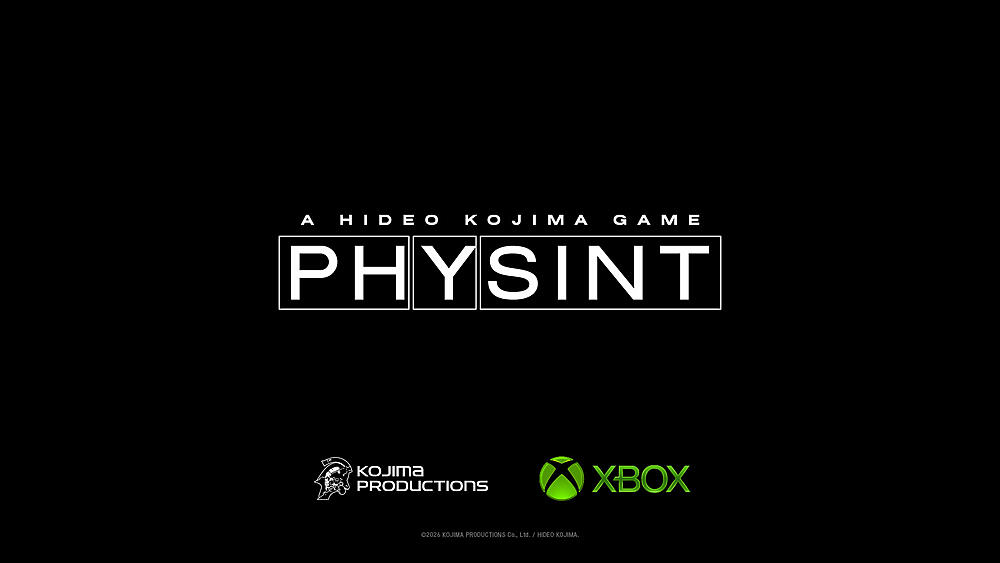 Logo for Physint, a Hideo Kojima and Kojima Productions title, now published by XBOX.