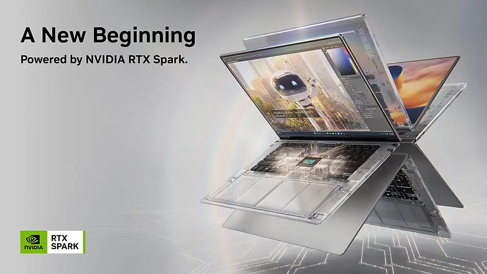 The inside of a new Nvidia RTX Spark powered laptop.