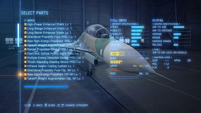 Ace Combat 7 customization