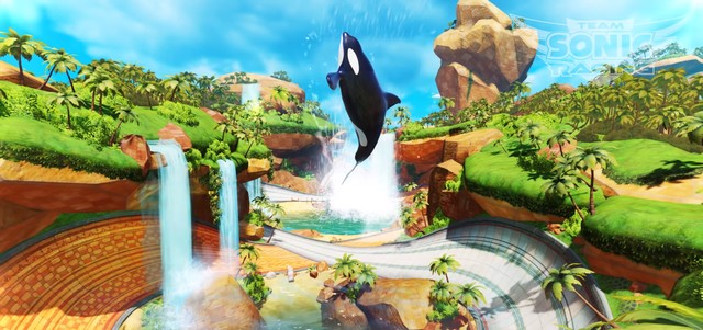 Team Sonic Racing Whale Lagoon map
