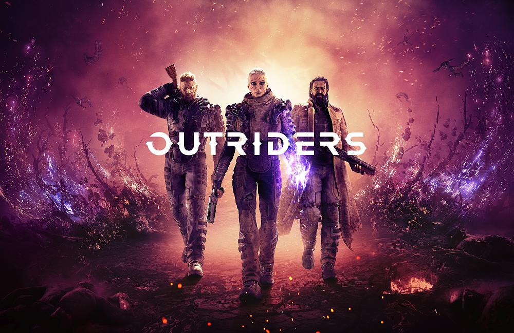 Outriders key art