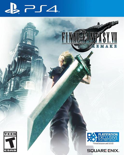 Final Fantasy VII Remake cover art