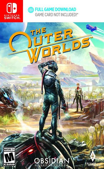 The Outer Worlds - Switch box art