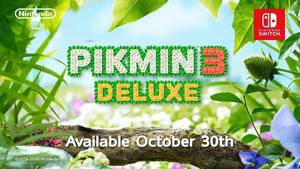 Pikmin 3 Deluxe key art