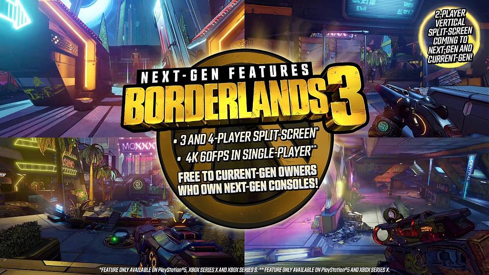 Borderlands 3 next-gen upgrade