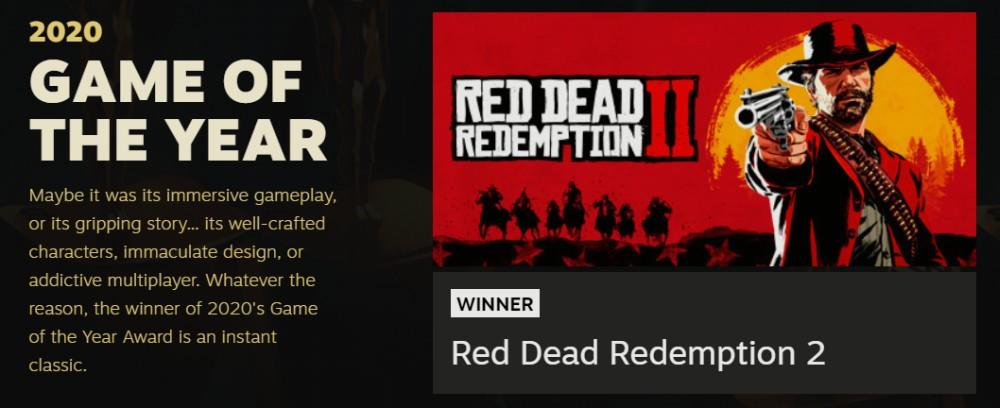 sundhed øje Sky Red Dead Redemption 2 is Somehow Steam's GOTY - Total Gaming Network