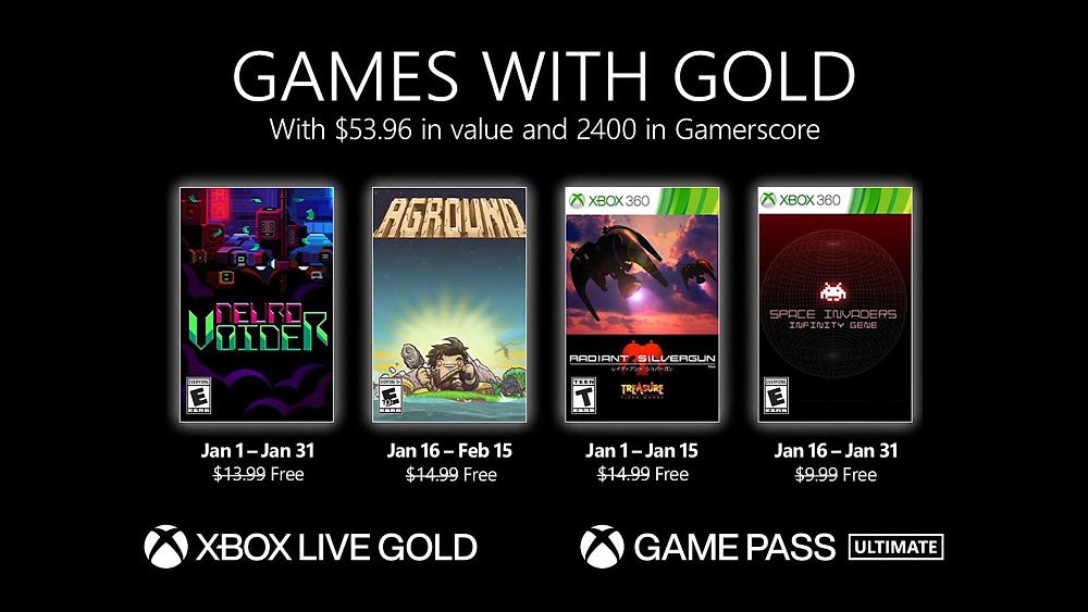 Click image for larger version

Name:	Xbox January 2022 Games with Gold.jpg
Views:	1319
Size:	175.7 KB
ID:	3515286