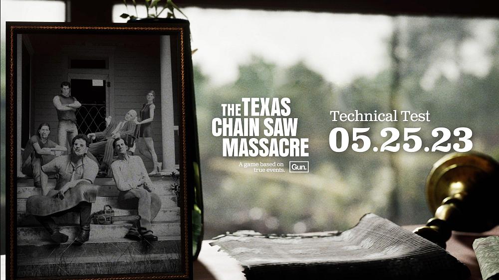 Image showing the date, May 25, for the start of a Technical Test for The Texas Chain Saw Massacre game.