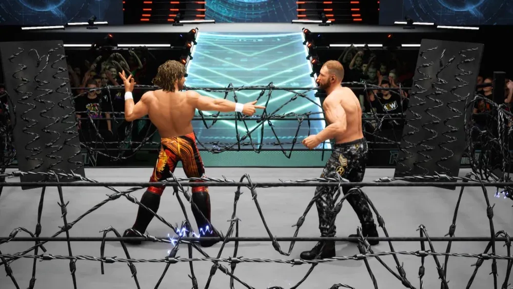 Screenshot from the wrestling game AEW: Fight Forever.