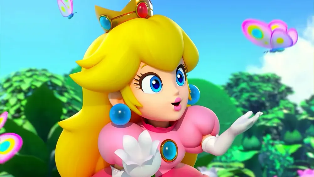 A screenshot of Peach from the upcoming Switch remake of Super Mario RPG.