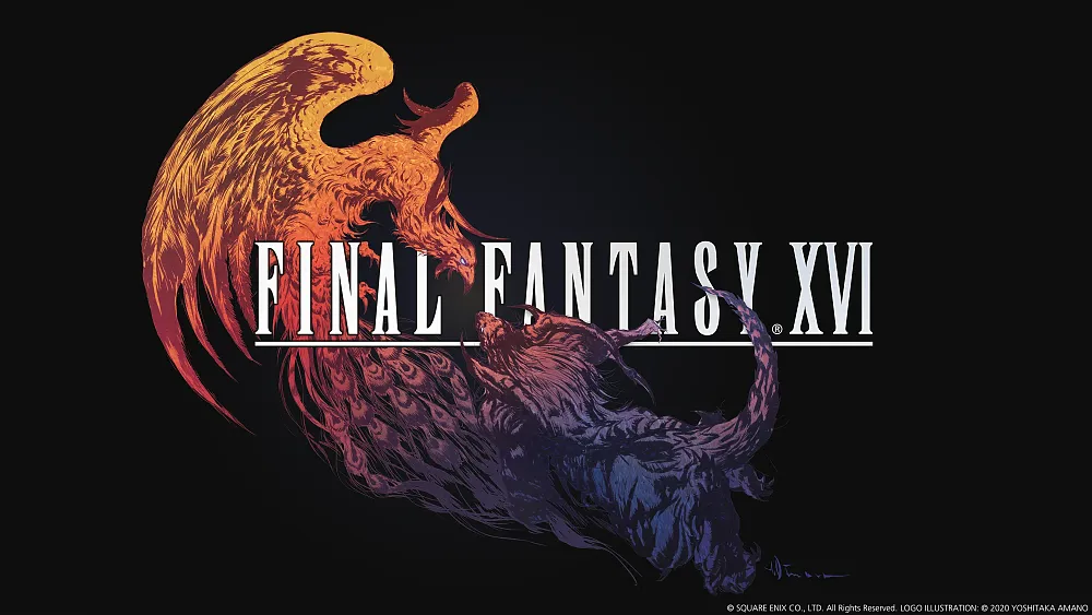 Text logo for Final Fantasy 16.