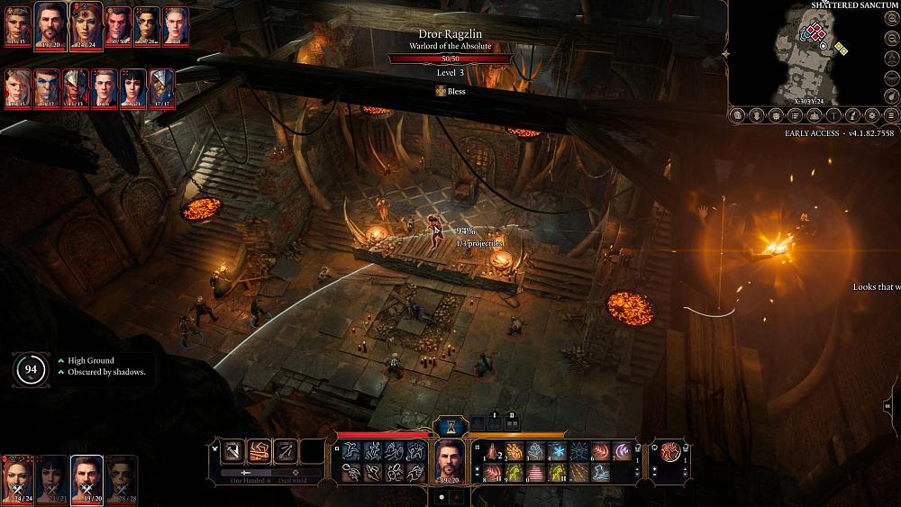 Screenshot from the RPG Baldur's Gate 3.
