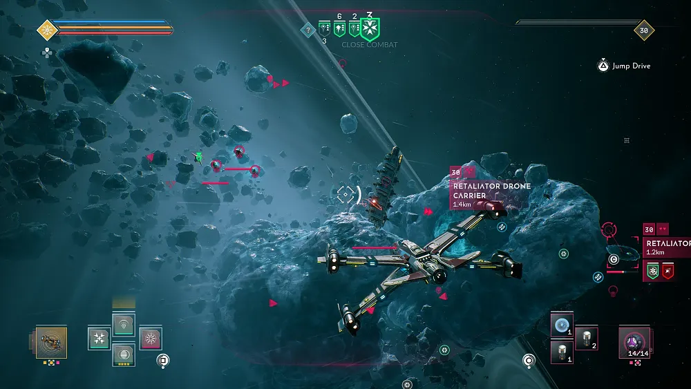 Screenshot from the PS5 version of Everspace 2.