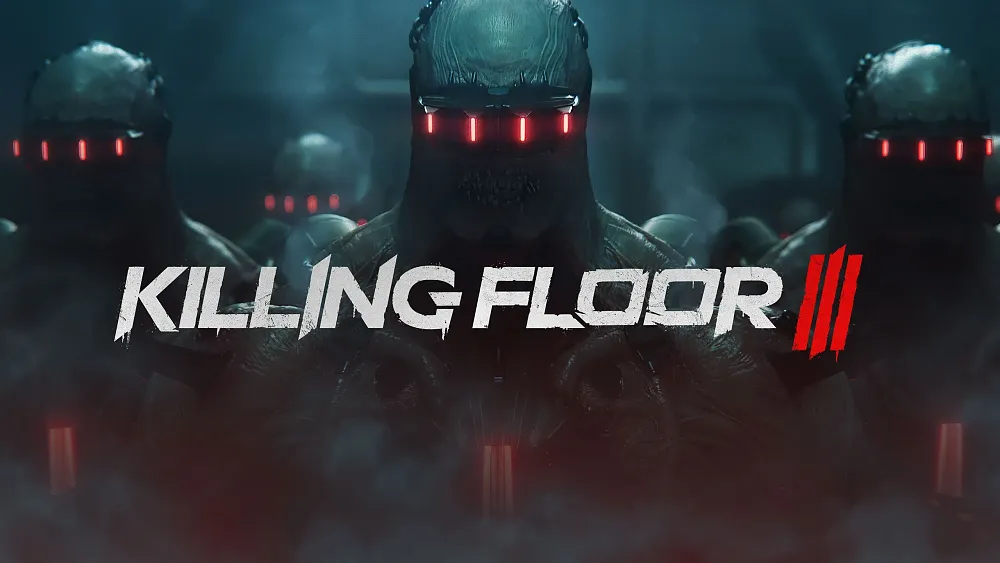 A few mutated strong enemies glaring at you. Text says Killing Floor 3.