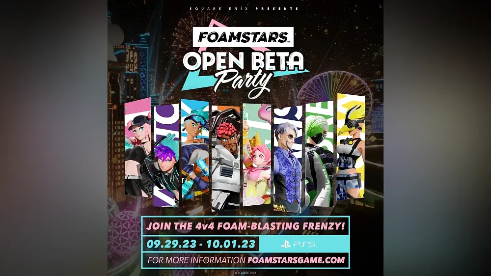 Foamstars open beta part. Join the 4v4 foam-blasting frenzy. September 9, 2023 through October 1, 2023.