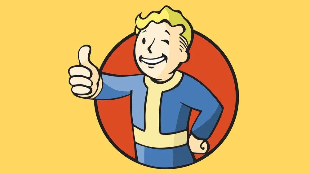 The Fallout Pipboy character giving a thumbs up.
