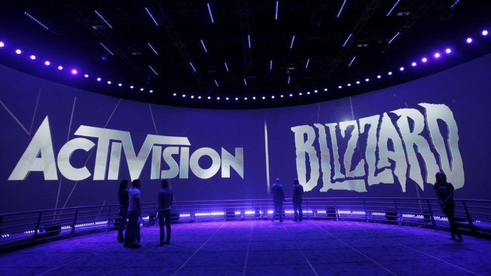Image showing the logos and names of Activision Blizzard