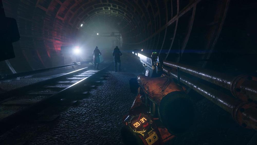 Screenshot from the new VR game, Metro Awakening.