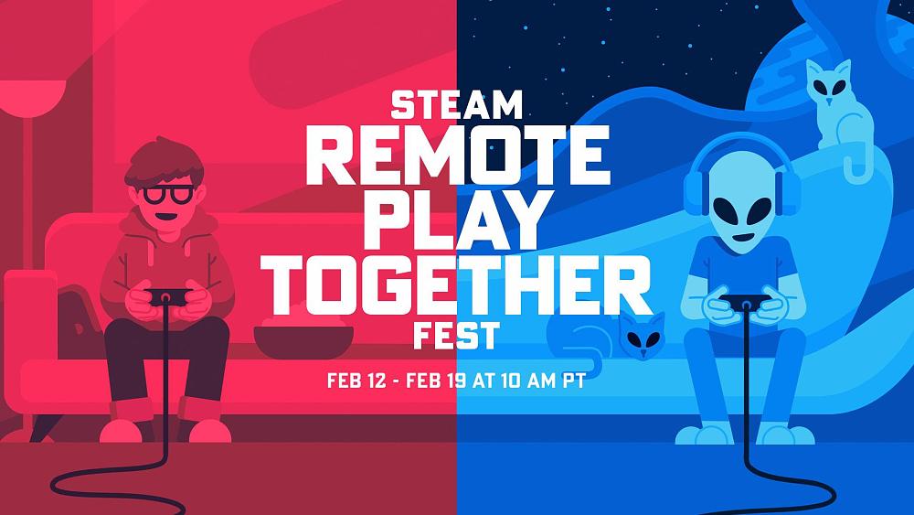 Steam Remote Play Together Fest February 12 - February 19 at 10AM PT