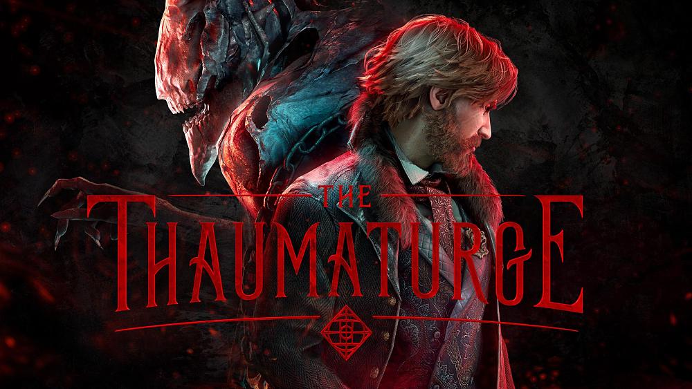 Key artwork for The Thaumaturge showing a demon creature and a human man.