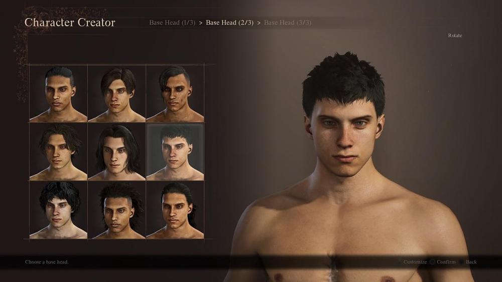 Image from the character creator in Dragon's Dogma 2.